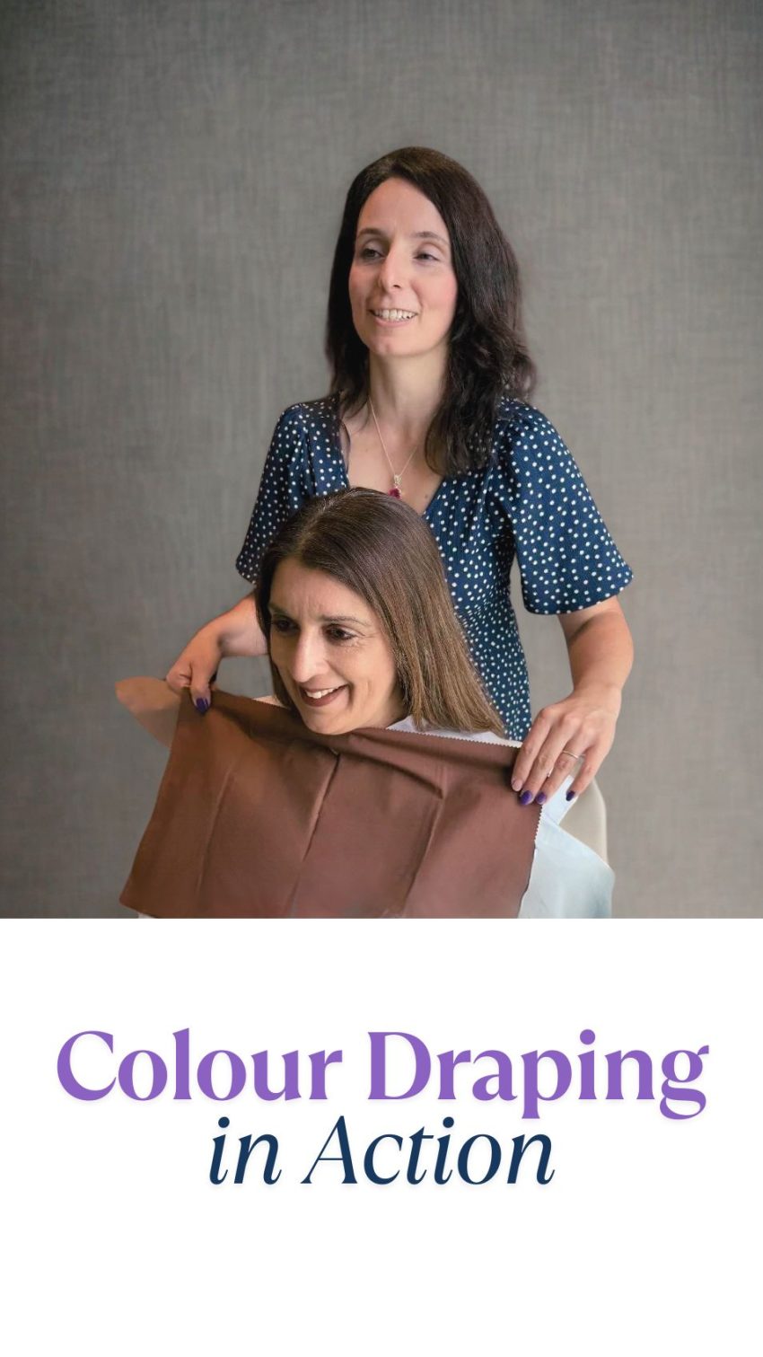 In-person colour draping session in Oxfordshire — Hue & You